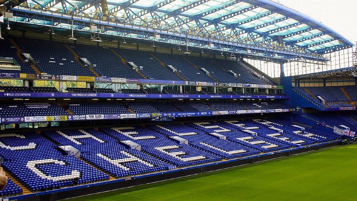 Vue de Stamford Bridge, stade de Chelsea