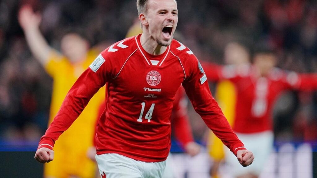 Danemark 2-0 pays de Galles : Damsgaard fait basculer le match sur coups de pied arrêtés