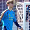 Dean Huijsen à l’entraînement avec la sélection espagnole