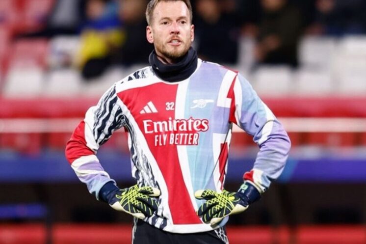 Neto en tenue de gardien dans un visuel évoquant son possible retour à la Juventus
