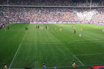 Intérieur du stade de la Juventus à Turin