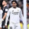 Endrick en match avec le Real Madrid