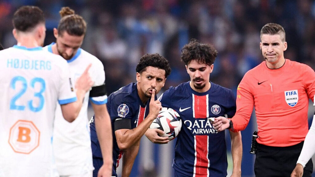 Le PSG gagne le Classique 2-1 grâce à Marquinhos