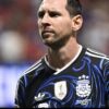 Lionel Messi sous le maillot de l’Argentine, qu’il doit porter une dernière fois lors d’un amical au Monumental.