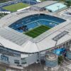 Vue de l’Etihad Stadium de Manchester City