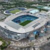 Vue de l’Etihad Stadium à Manchester