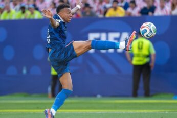 Kylian Mbappé avec l’équipe de France