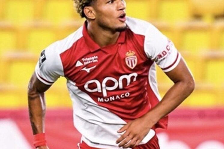 Paris Brunner sous le maillot de l’AS Monaco