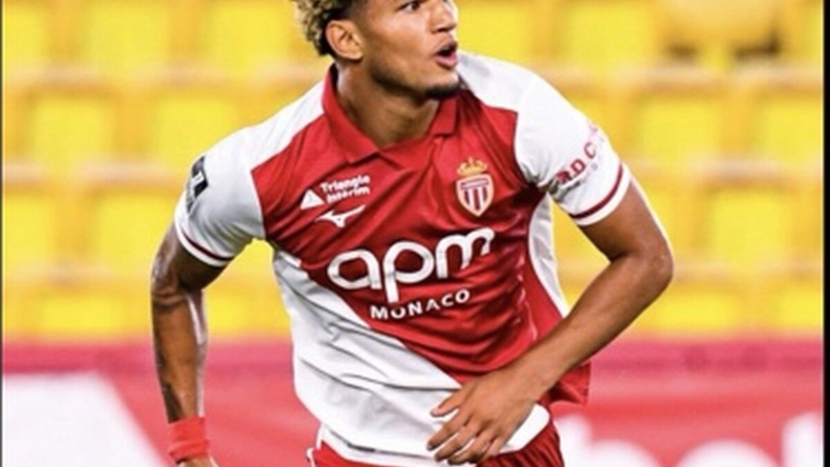 Paris Brunner sous le maillot de l’AS Monaco