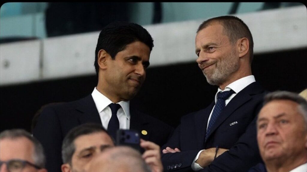 Nasser Al-Khelaïfi demande à Aleksander Čeferin de briguer un nouveau mandat à l’UEFA