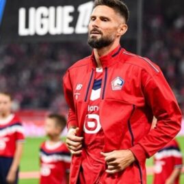 Olivier Giroud sous les couleurs du LOSC