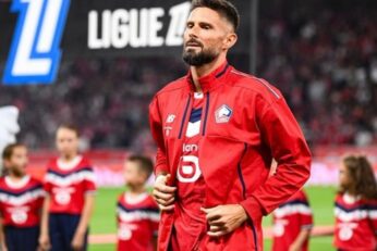 Olivier Giroud sous les couleurs du LOSC