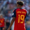 Lamine Yamal sous le maillot de l’Espagne pendant la Coupe du monde 2026