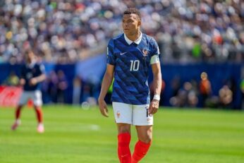 Kylian Mbappé sous le maillot de la France