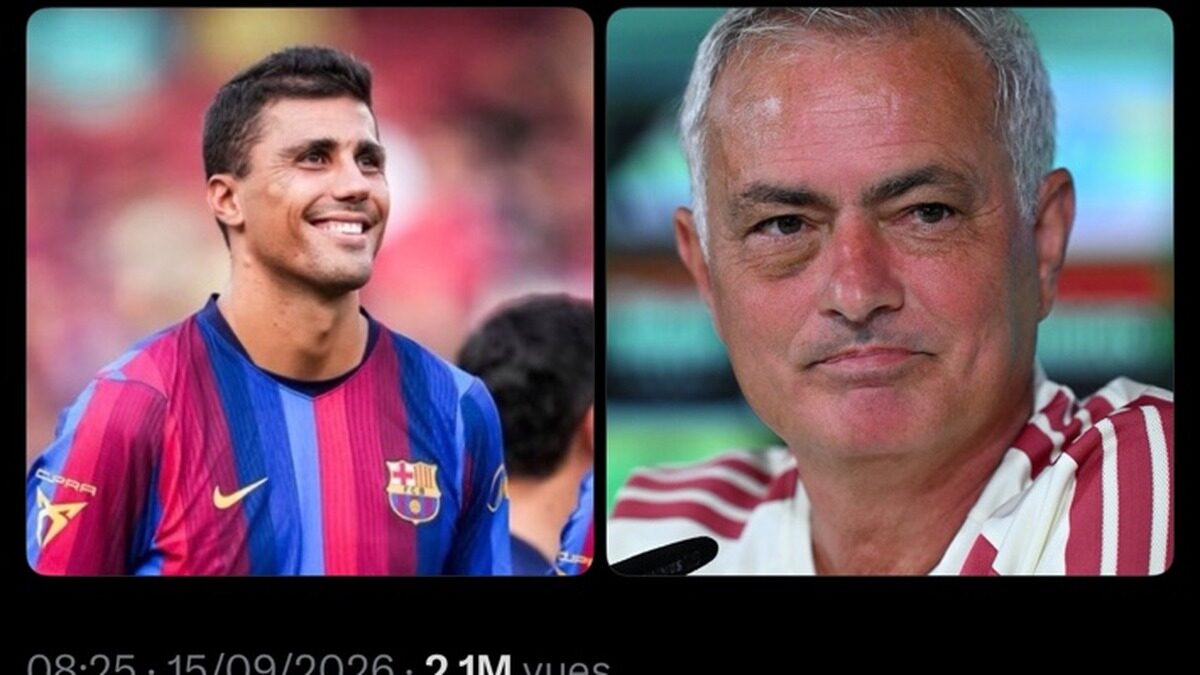 Rodri a révélé avoir été personnellement contacté par José Mourinho avant de choisir de rejoindre le FC Barcelone.