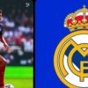 Rodri avec le FC Barcelone à côté du logo du Real Madrid