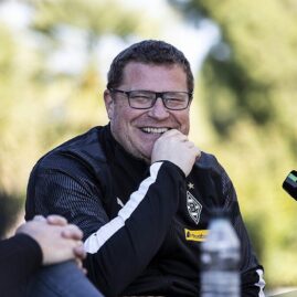 Max Eberl lors d’un événement lié au Bayern Munich