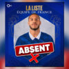 Corentin Tolisso reste à 28 sélections avec l’équipe de France, sa dernière apparition remontant à juin 2021.