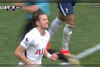 Conor Gallagher a inscrit le premier but de Tottenham en Premier League cette saison, à la 86e minute contre Aston Villa.