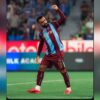 Mohamed Salah sous le maillot de Trabzonspor.