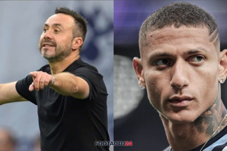 De Zerbi enfonce le clou avec Richarlison : « Je ne peux pas le supplier tous les jours »