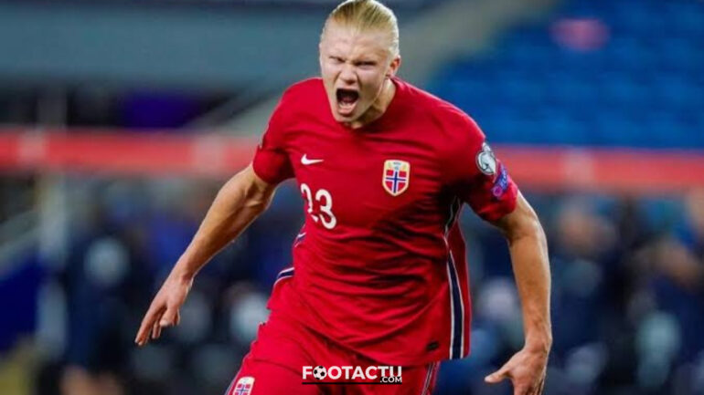 Erling Haaland atteint 65 buts en 57 sélections, même la défaite ne ralentit pas son compteur