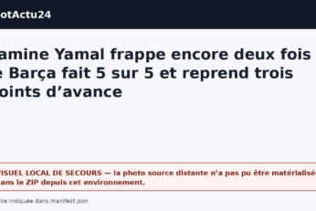Lamine Yamal frappe encore deux fois : le Barça fait 5 sur 5 et reprend trois points d’avance