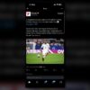 Nico O’Reilly avec l’équipe d’Angleterre dans une capture de post