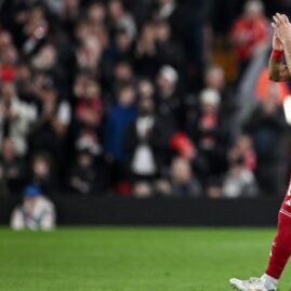 Liverpool en action dans une rencontre précédente, photographie d’archive