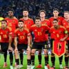 Les Diables Rouges lors de la victoire en Italie