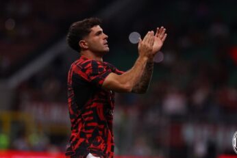 Christian Pulisic avec l’AC Milan