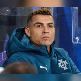 Cristiano Ronaldo sur le banc avec l’équipe du Portugal