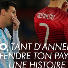 Lionel Messi et Cristiano Ronaldo lors d’un match international