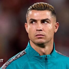 Cristiano Ronaldo sous le maillot du Portugal
