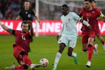 Ousmane Dembélé avec l’équipe de France