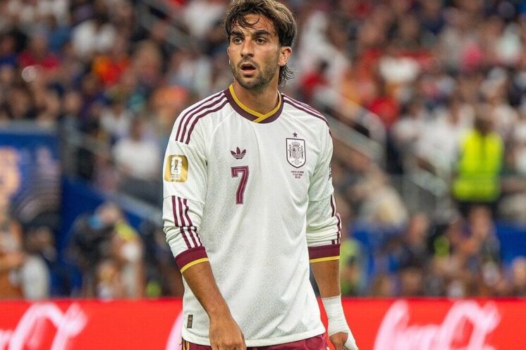 Ferran Torres avec l’équipe d’Espagne pendant la Coupe du monde 2026