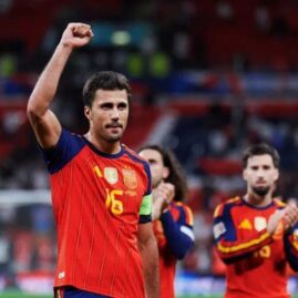 L’Espagne lors de son match contre l’Angleterre