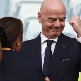Gianni Infantino lors d’un événement de la FIFA