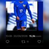 Dehmaine Tabibou avec le maillot de l’équipe de France
