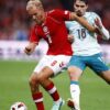 Gonçalo Ramos lors du match Danemark-Portugal