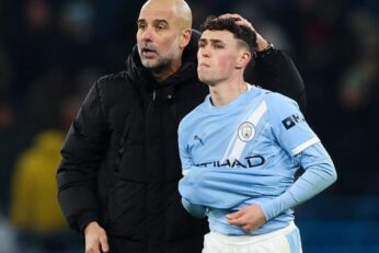 Manchester City sur le terrain, illustration avant le choc contre Liverpool.