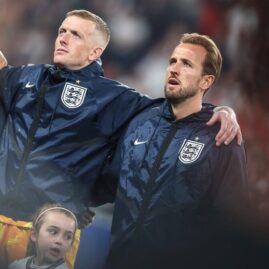 Harry Kane avec l’équipe d’Angleterre lors de sa 125e sélection