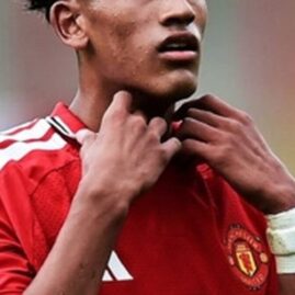 JJ Gabriel sous le maillot de Manchester United