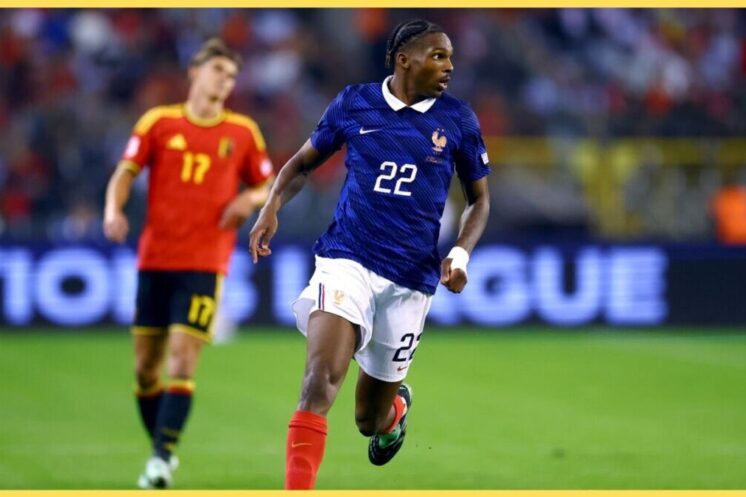 Jérémy Jacquet en action avec l’équipe de France