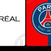 Les logos de L’Oréal et du Paris Saint-Germain côte à côte.