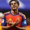 Lamine Yamal sous le maillot de l’Espagne