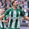 Un joueur du Betis Séville en match, photographie d’archive