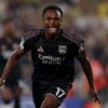 Loïs Openda avec l’Olympique Lyonnais