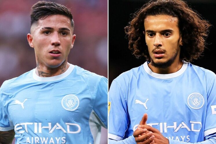 Montage éditorial consacré aux recrues de Manchester City