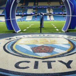 Vue de l’Etihad Stadium et de l’identité de Manchester City